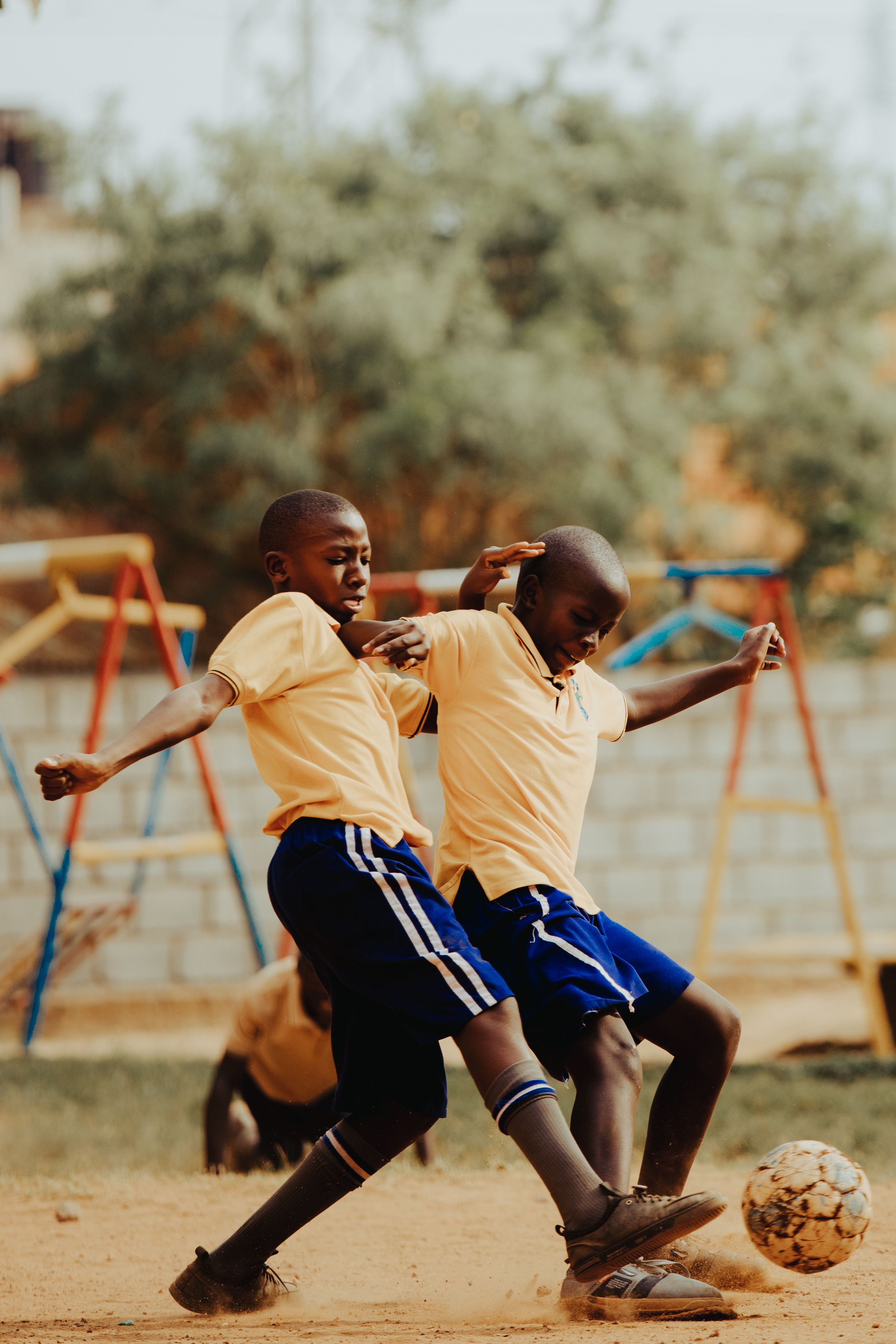 Children participating in physical activities